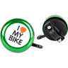 Звонок велосипедный TECH TEAM зеленый 45A-11 NN005409